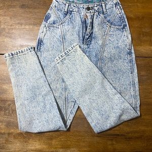 Vintage Lee 80’s Acid Washed Jeans High Waisted